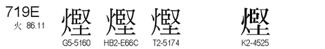 U+719E